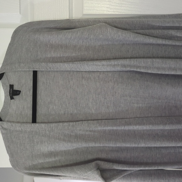 Halogen Cashmere Blend Open Front Duster Cardigan - Picture 2 of 9